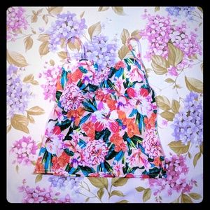 Victoria's Secret push-up tankini swimsuit top 34B